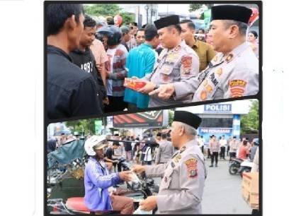 Kapolres Labuhanbatu Bersama PJU Turun Ke Jalan, Ini Aksinya