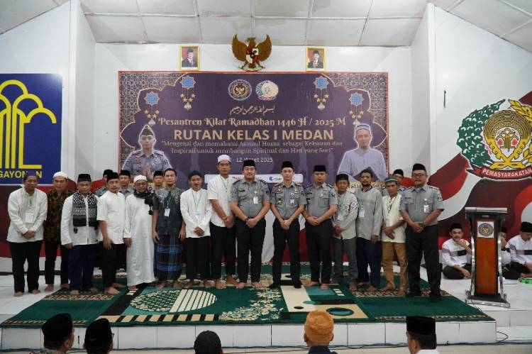 Rutan Medan Buka Pesantren Kilat Ramadan untuk Warga Binaan