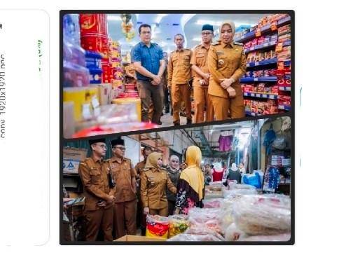 Bupati Labuhanbatu Kunjungi Pasar Tradisional dan Moderen Di Rantauprapat, Memastikan Harga Bahan Pokok