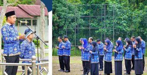 Upacara HKN Di Pemkab Labuhanbatu, Ini Pesan Tertulis Bupati Maya Hasmita