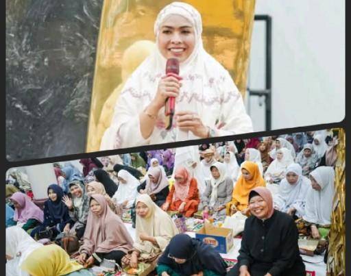 Bupati Maya Hasmita : Akan Saya Selesaikan Renovasi Masjid Raya Al Ikhlas