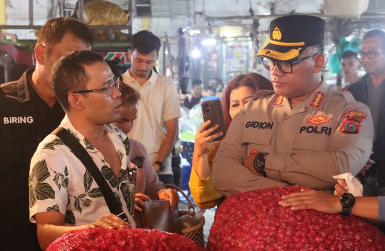 Kapolrestabes Medan Sidak ke Pasar Induk Tuntungan