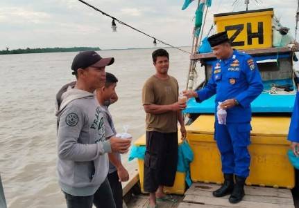 Sat Pol Airud Polres Labuhanbatu Gelar Patroli dan Pengawasan Perairan Simandulang