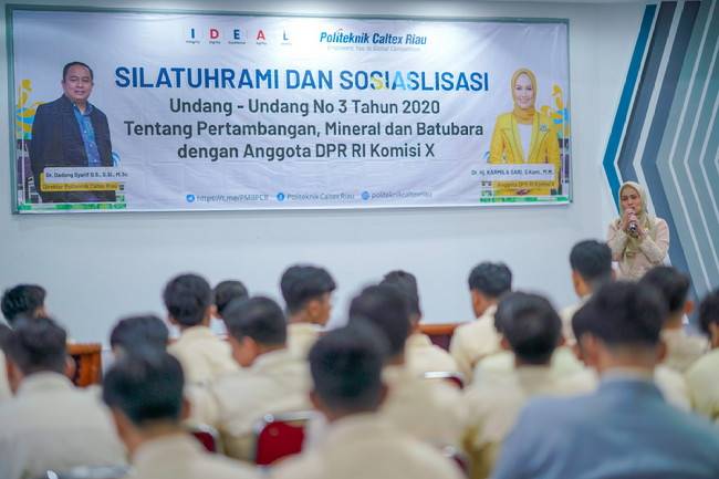 Anggota DPR RI Karmila Sari Sosialisasi UU Minerba di PCR: Dorong Partisipasi Perguruan Tinggi dalam Sektor Pertambangan