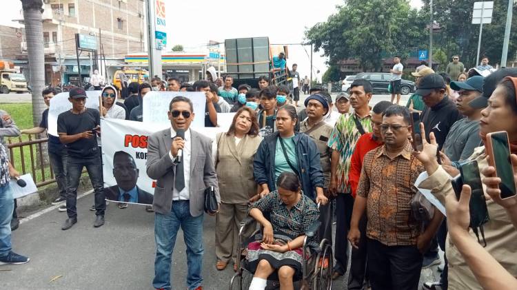 Korban Amputasi Kaki Laporkan RS Mitra Sejati ke Polda Sumut  Julita : Saya Tidak Bisa Lagi Bantu Suami Mencari Nafkah