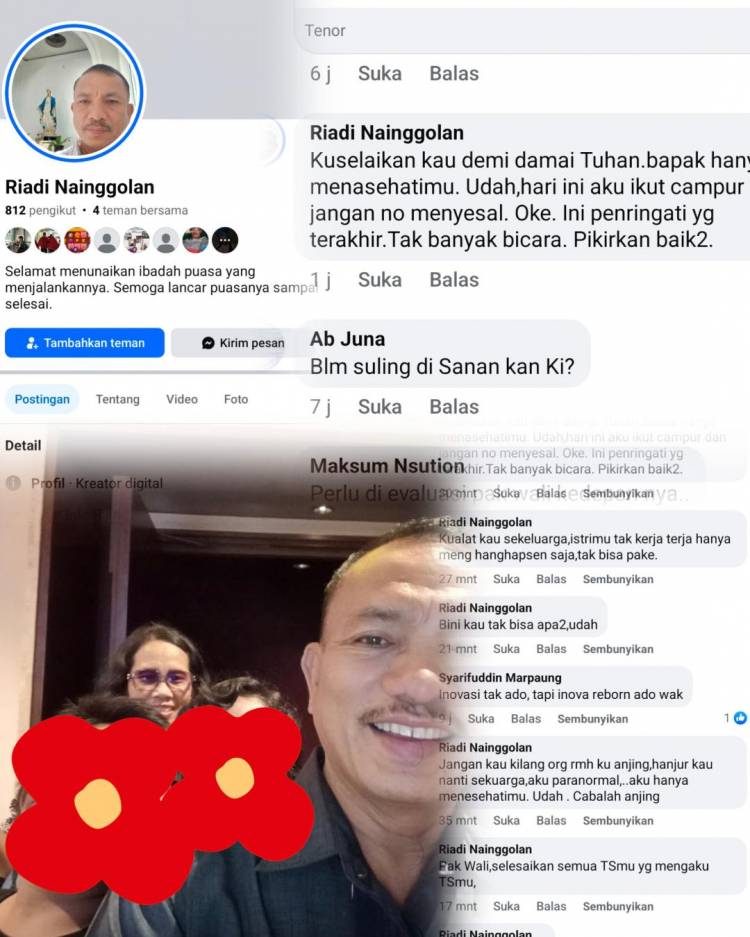 Suami Kadis Prindag Tanjungbalai diduga Ancam Wartawan terkait Pemberitaan Pemotongan Gaji Honorer