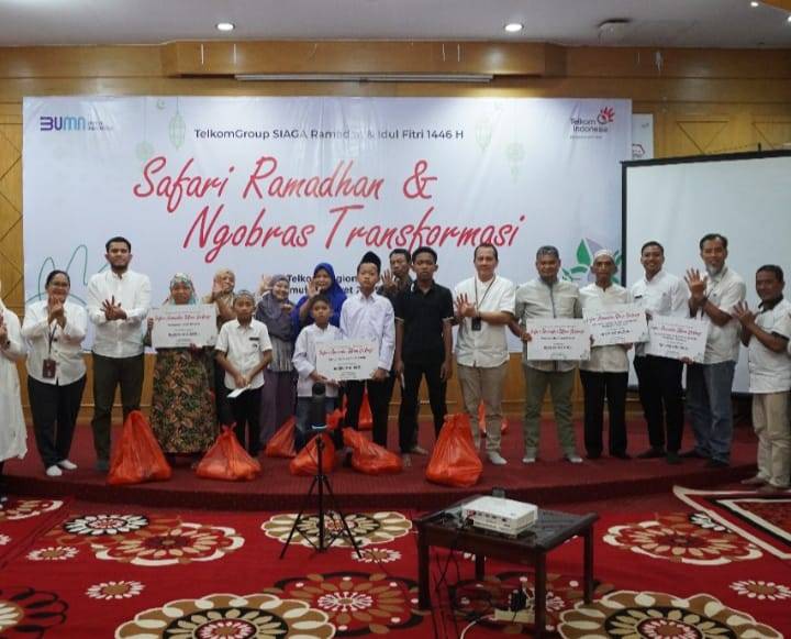 Telkom Witel Sumut Dukung Digitalisasi Pendidikan di SMP IT Nurul Fadhilah melalui Program &ldquo;Ramadan Berbagi&rdquo;