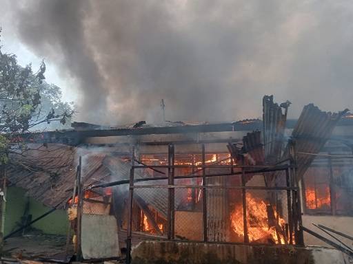 11 Rumah di Menteng Hangus Terbakar, 1 Terluka