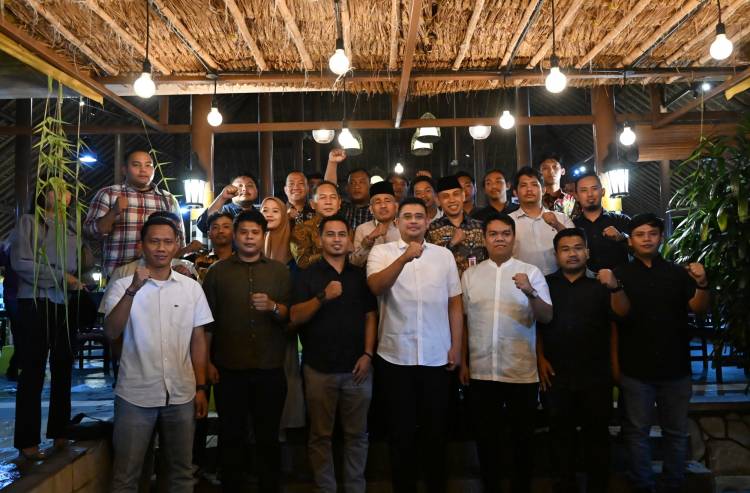 Bobby Nasution Diskusi Santai dengan Cipayung Plus, Upaya Kolaborasi Membangun Sumut