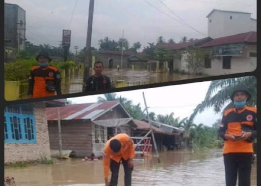 H-1  Lebaran, Tiga Kecamatan Di Wilayah Pesisir Labuhanbatu Dilanda Banjir Rob