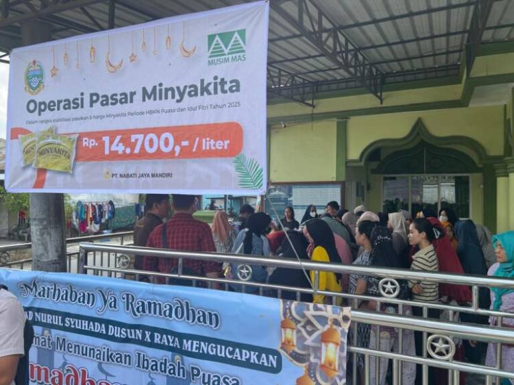 Kolaborasi dengan Pemprov Sumut, Musim Mas Gelar Operasi Pasar di Bulan Ramadhan 1446 H