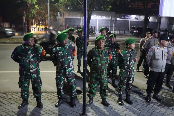 Wakapolrestabes Medan Pimpin Apel dan Patroli Satgas Anti Tawuran di Sunggal