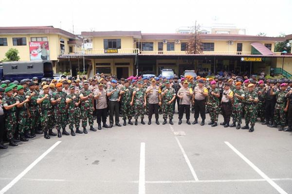 Kapolrestabes Medan Lepas Patroli Gabungan TNI dan Polri
