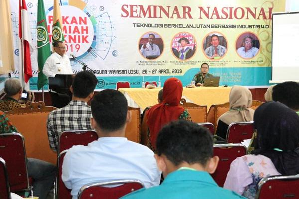 Keynote Speaker Seminar Nasional Teknik, Akhyar Paparkan Hal Ini