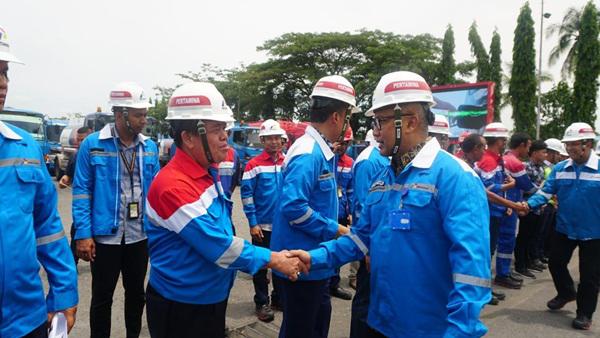 Jelang Pemilu, Pertamina MOR I Apel Siaga dari Sabang Hingga Natuna
