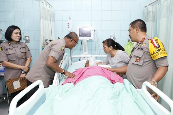 Kawal Kotak Suara, Aiptu Martin Sembiring Kritis Alami Laka Lantas