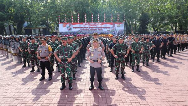 Panglima TNI dan Kapolri Cek Kesiapan Pasukan Pengamanan Pemilu di Sumut