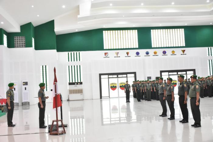 17 Pamen di Jajaran Kodam I/BB Peroleh Kenaikan Pangkat