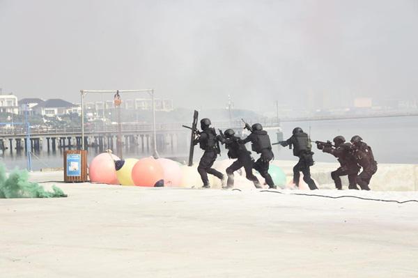 Panglima TNI Tinjau Latihan Satgultor TNI di Ancol   