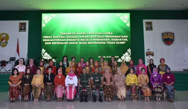Pangdam I/BB : HUT Ke-73 Persit KCK Harus Jadi Sarana Introspeksi Meraih Prestasi