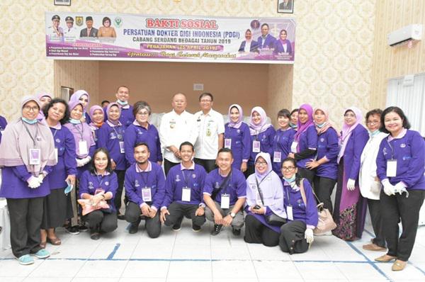 PDGI Cabang Serdang Bedagai Gelar Bakti Sosial di Perbaungan