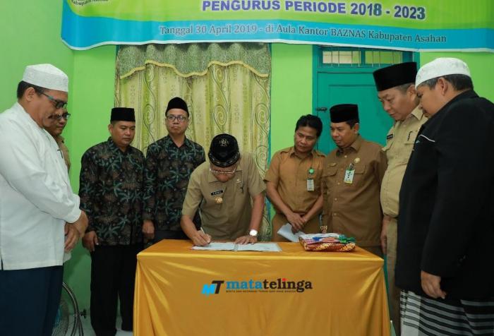 Keuangan Dan Asset Baznas Kabupaten Asahan Diserah Terimakan