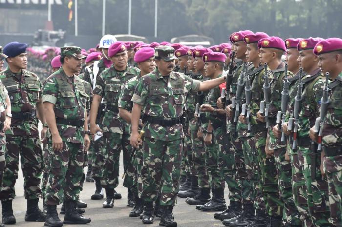 Panglima TNI:  Prajurit Marinir Miliki Jiwa Ksatria, Militan, Loyal dan Profesional