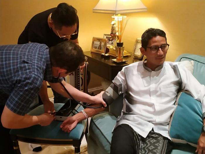 Diperiksa Tim Dokter, Begini Kondisi Sandiga Uno