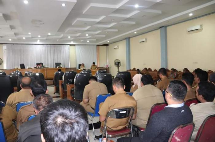 Walikota Binjai, HM Idaham, Menghadiri Rapat Paripurna DPRD Binjai