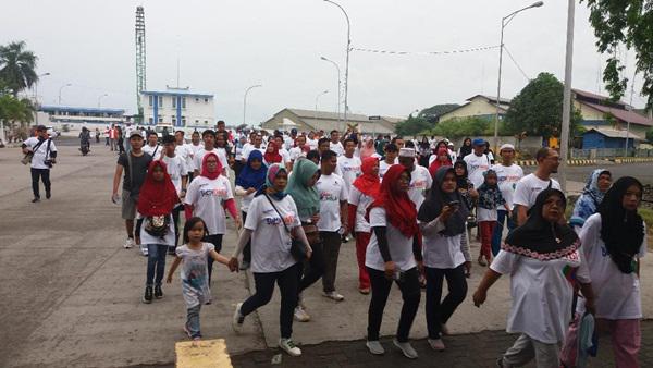 Mulai dari Fun Walk Hingga Penampilan Gong 2000 Semarakan Perkenalan Kantor Baru PT Pelindo I