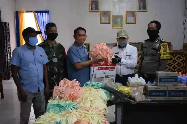 Inalum Berikan Bantuan Masker, Vitamin dan Disenfektan Untuk 3 Desa Sekitar Perusahaann