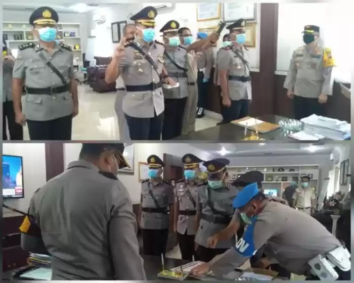 AKBP Ronny Nicolas Sidabutar Kasat reskrim, AKBP Maringan Simanjuntak Kasubdit II Krimum