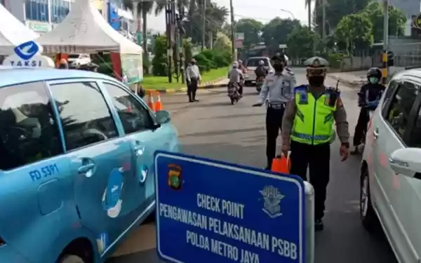 Pelanggar PSBB, Polri Kedepankan Upaya Preventif