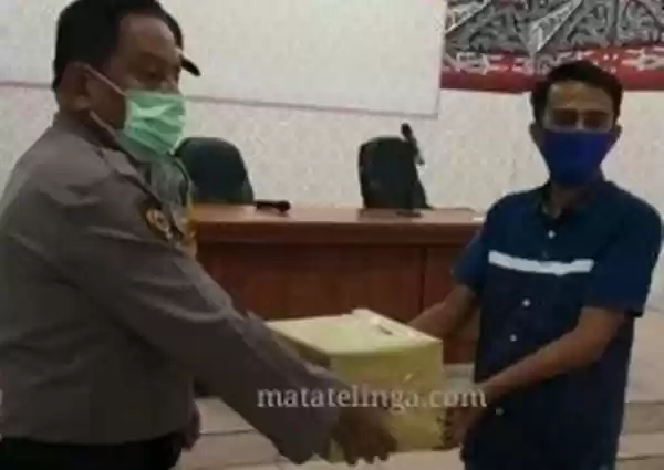 Polres Asahan Bagikan Sembako Untuk Insan Jurnalis 