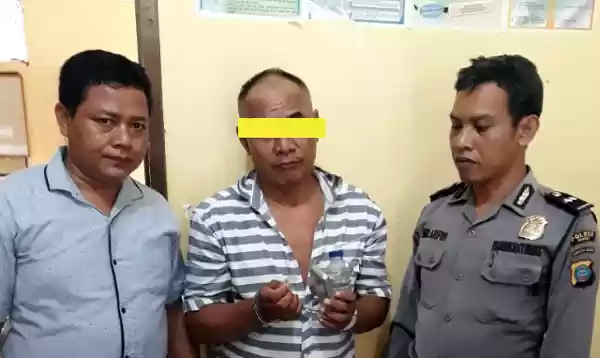 Bapak 6 Anak Ini Ditangkap Polisi Sedang 'Asyik Nyabu'