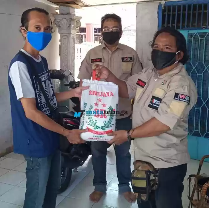 Wartawan Asahan Mendapat Bantuan Sembako Dari Wagub Sumatera Utara