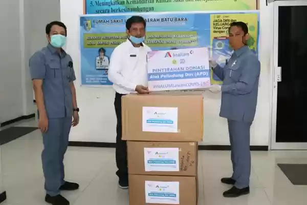 PT Inalum Bantu APD ke Dua Rumah Sakit