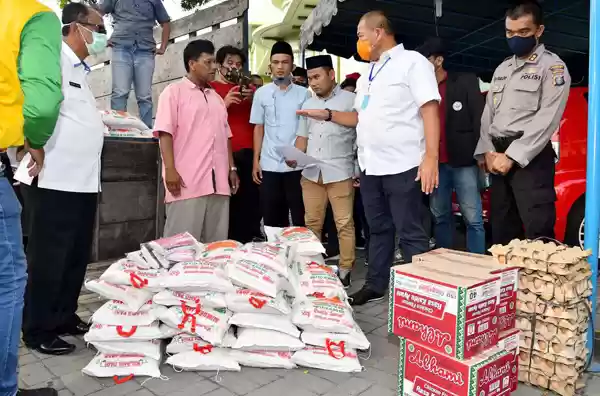 GTPP Covid-19 Sumut Gencar Bagikan Paket Sembako