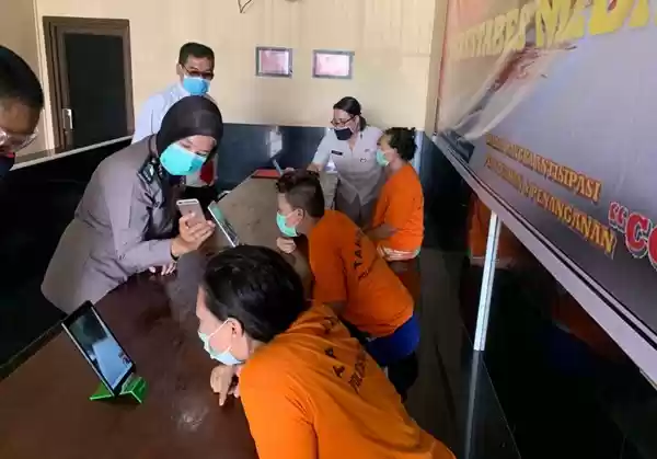 Jenguk Tahanan di Polrestabes Medan Diganti dengan Sistem Video Call