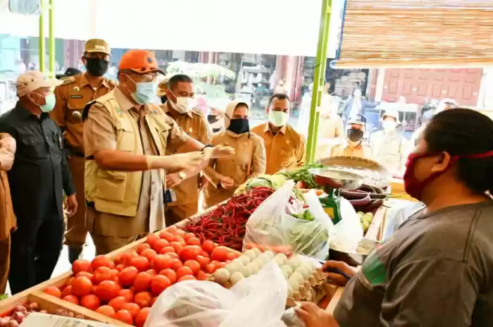 Bupati Sergai Survey Kebutuhan Bahan Pokok jelang Ramadhan1441 H / 2020 