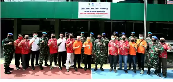 Denpom I/5 Medan Salurkan 7,5 Ton Beras