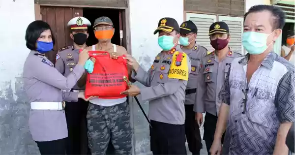 Kapolres Sergai Sisir Warga Tionghoa Terdampak Covid-19