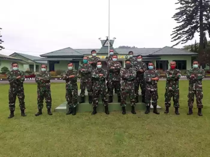 Dandim Sertijab Pejabat Danramil dan Pelepasan Personel MPP Jajaran Kodim 0205/TK 