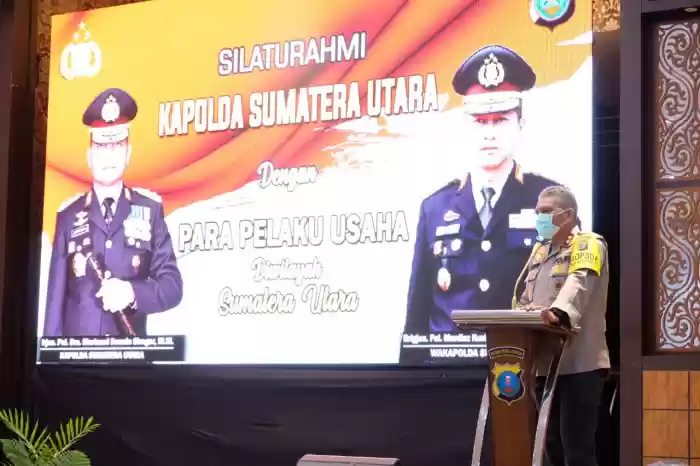 Kapoldasu Ajak Para Pelaku Usaha Berkontribusi Antisipasi  Cegah Penyebaran Covid-19