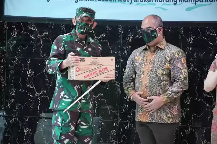 Kodam I/BB Terima Bantuan Penanganan Covid-19
