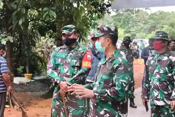 Kapendam I/BB : Melalui TMMD, TNI Hadir Untuk Penuhi Harapan Rakyat. 
