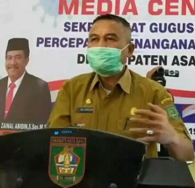  Kadis P2KBP3A Kabupaten Asahan Berserta Isteri Negative Terinfeksi Covid 19