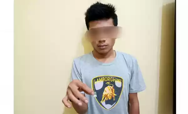 Pemuda Asal Desa Sentang Ini Ditangkap Polisi Karena Kasus Sabu