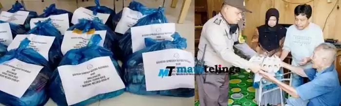 Bhayangkari Polres Tanjung Balai Salurkan Bantuan Sembako Pada Warga Terdampak Corona