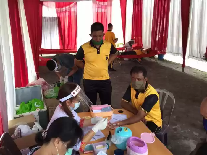 Polres Simalungun Gelar Donor Darah untuk Bantu Pasien Covid-19